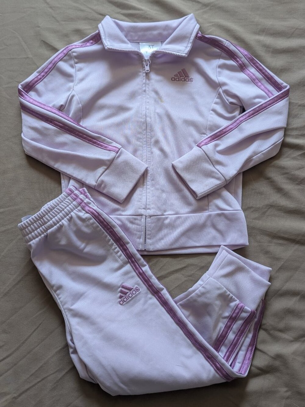 Adidas Lavender Jumpsuit 3T